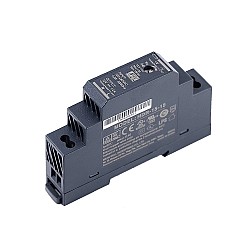HDR-15-15 MEANWELL 15W 15VDC 1A 115/230VAC 울트라 슬림 스텝 모양 DIN 레일 전원 공급 장치