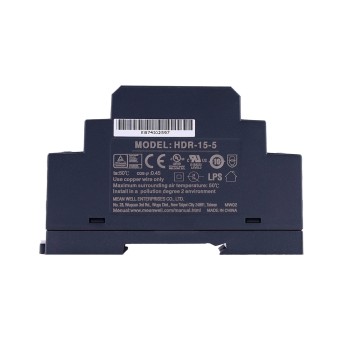 HDR-15-5 MEANWELL 15W 5VDC 2.4A 115/230VAC 울트라 슬림 단계 모양 DIN 레일 전원 공급 장치 HDR-15-5 MEANWELL 15W 5VDC 2.4A 115/230VAC 울트라 슬림 단계 모양 DIN 레일 전원 공급 장치