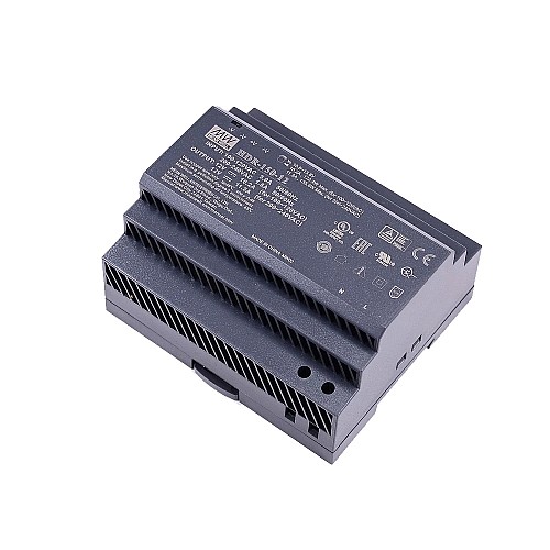 HDR-150-12 MEANWELL 12VDC 10.2A 122.4W 115VAC/11.3A 135.6 230VAC 울트라 슬림 스텝 모양 DIN 레일 전원 공급 장치