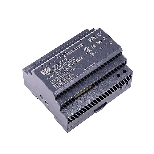 HDR-150-12 MEANWELL 12VDC 10.2A 122.4W 115VAC/11.3A 135.6 230VAC 울트라 슬림 스텝 모양 DIN 레일 전원 공급 장치