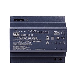 HDR-150-12 MEANWELL 12VDC 10.2A 122.4W 115VAC/11.3A 135.6 230VAC 울트라 슬림 스텝 모양 DIN 레일 전원 공급 장치