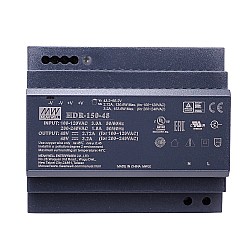 HDR-150-48 MEANWELL 48VDC 2.72A 130.6W 115VAC/3.2A 153.6W 230VAC 울트라 슬림 스텝 모양 DIN 레일 전원 공급 장치