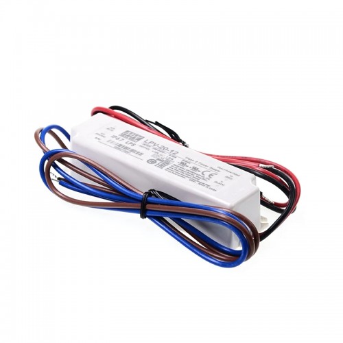 LPV-20-12 MEANWELL 20W 1.67A 12V 단일 출력 스위칭 전원 공급 장치