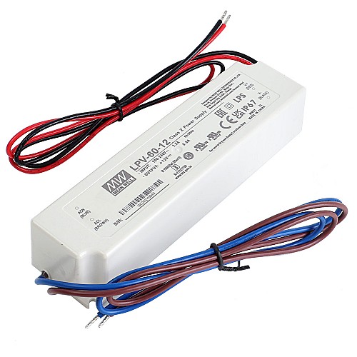 LPV-60-12 MEANWELL 60W 5A 12V 단일 출력 스위칭 전원 공급 장치
