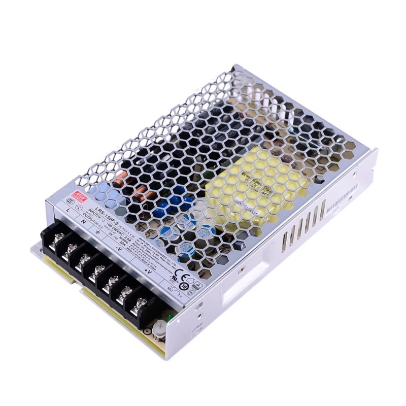 LRS-150F-5 MEANWELL 110W 5VDC 22A 115/230VAC 밀폐형 스위칭 전원 공급 장치