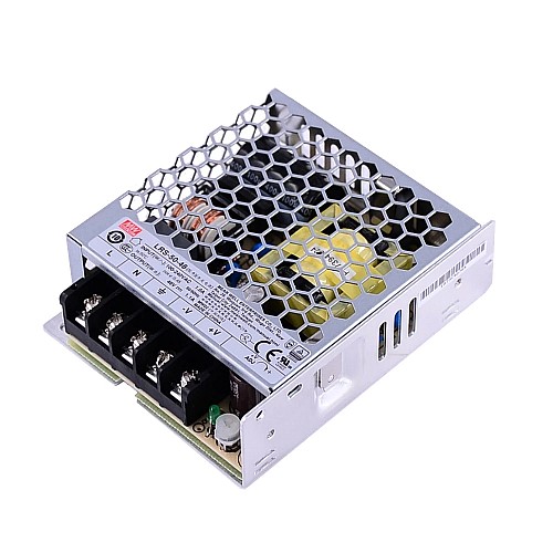LRS-50-48 MEANWELL 52.8W 48VDC 1.1A 115/230VAC 밀폐형 스위칭 전원 공급 장치