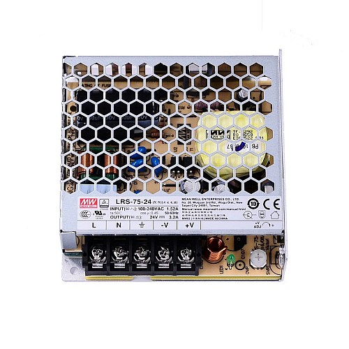 LRS-75-24 MEANWELL 75W 24VDC 3.2A 115/230VAC 밀폐형 스위칭 전원 공급 장치 LRS-75-24 MEANWELL 75W 24VDC 3.2A 115/230VAC 밀폐형 스위칭 전원 공급 장치