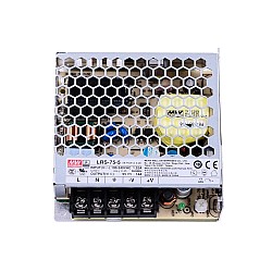 LRS-75-5 MEANWELL 70W 5VDC 14A 115/230VAC 밀폐형 스위칭 전원 공급 장치