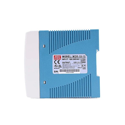 MDR-10-12 MEANWELL 10W 12VDC 0.84A 115/230VAC 단일 출력 산업용 DIN 레일 전원 공급 장치