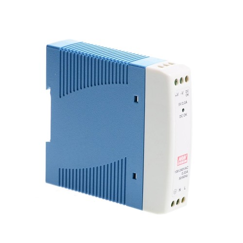 MDR-10-15 MEANWELL 10W 15VDC 0.67A 115/230VAC 단일 출력 산업용 DIN 레일 전원 공급 장치
