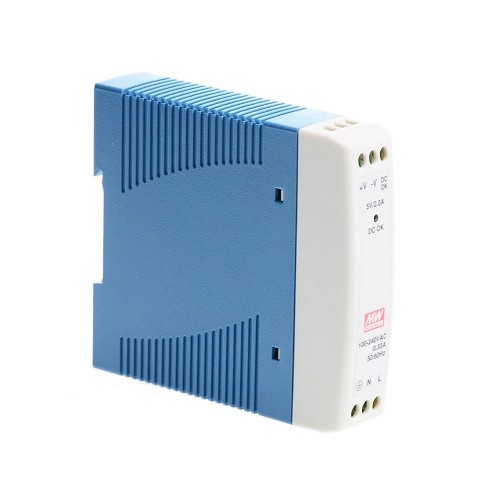 MDR-10-5 MEANWELL 10W 5VDC 2A 115/230VAC 단일 출력 산업용 DIN 레일 전원 공급 장치