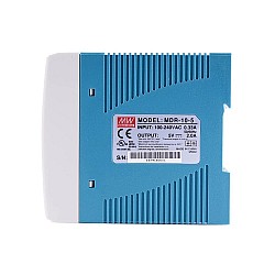 MDR-10-5 MEANWELL 10W 5VDC 2A 115/230VAC 단일 출력 산업용 DIN 레일 전원 공급 장치