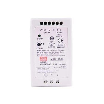 MDR-100-24 MEANWELL 100W 24VDC 4A 115/230VAC DIN 레일 전원 공급 장치
