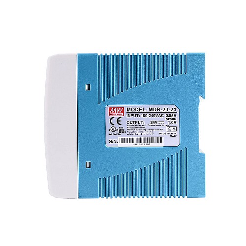 MDR-20-24 MEANWELL 20W 24VDC 1A 115/230VAC DIN 레일 전원 공급 장치