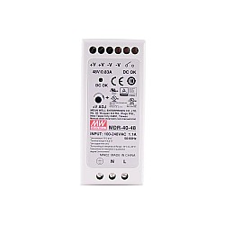 MDR-40-48 MEANWELL 39.8W 48VDC 0.83A 115/230VAC 단일 출력 산업용 DIN 레일 전원 공급 장치