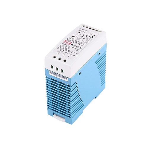 MDR-60-12 MEANWELL 60W 12VDC 5A 115/230VAC DIN 레일 전원 공급 장치