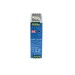 CN 세일중 - NDR-120-48 MEANWELL 120W 48VDC 2.5A 115/230VAC 단일 출력 산업용 DIN 레일