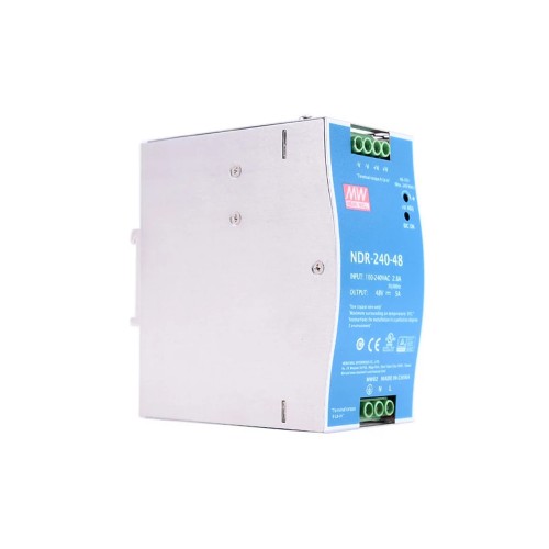 NDR-240-48 MEANWELL 240W 48VDC 5A 115/230VAC 단일 출력 산업용 DIN 레일