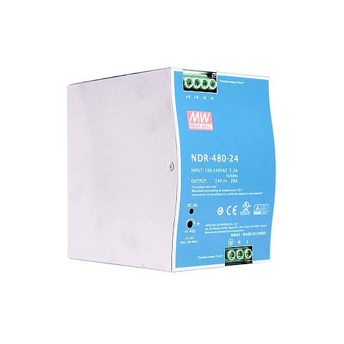 NDR-480-24 MEANWELL 480W 24VDC 20A 115/230VAC DIN 레일 전원 공급 장치 NDR-480-24 MEANWELL 480W 24VDC 20A 115/230VAC DIN 레일 전원 공급 장치