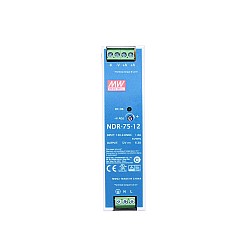 NDR-75-12 MEANWELL 75.6W 12VDC 6.3A 115/230VAC 단일 출력 산업용 DIN 레일