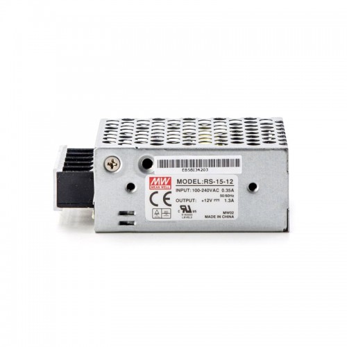 RS-15-12 MEANWELL 15.6W 1.3A 12V단일 출력 스위칭 전원 공급 장치
