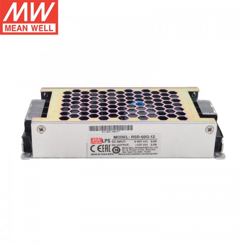 RSD-60G-12 MEANWELL 12V 5A 60W 안정적인 철도 DC-DC 컨버터