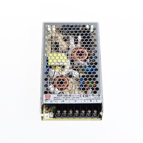 RSP-100-48 MEANWELL 100.8W 48VDC 2.1A 115/230VAC PFC 기능이 있는 단일 출력