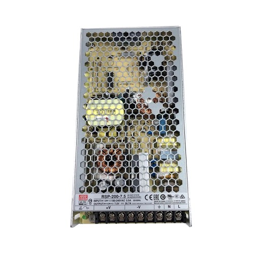 RSP-200-7.5 MEANWELL 200.25W 7.5VDC 26.7A 115/230VAC PFC 기능이 있는 단일 출력 RSP-200-7.5 MEANWELL 200.25W 7.5VDC 26.7A 115/230VAC PFC 기능이 있는 단일 출력