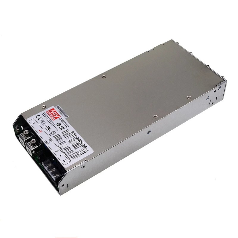 RSP-2000-24 MEANWELL 1920W 24VDC 80A 115/230VAC 단일 출력 전원 공급 장치