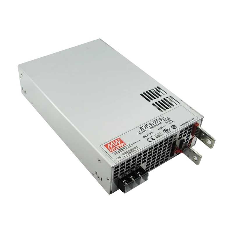 RSP-2400-24 MEANWELL 2400W 24VDC 100A 180/230VAC 단일 출력 전원 공급 장치