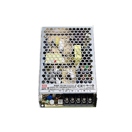 RSP-75-24 MEANWELL 76.8W 24VDC 3.2A 115/230VAC PFC 기능이 있는 단일 출력 RSP-75-24 MEANWELL 76.8W 24VDC 3.2A 115/230VAC PFC 기능이 있는 단일 출력