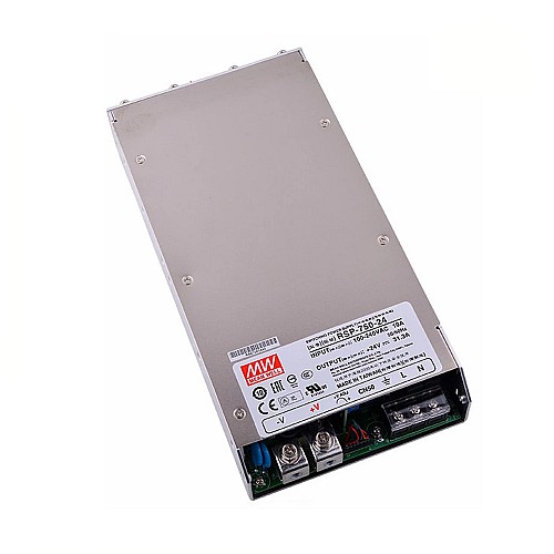 RSP-750-24 MEANWELL 751.2W 24VDC 31.3A 115/230VAC 단일 출력 전원 공급 장치