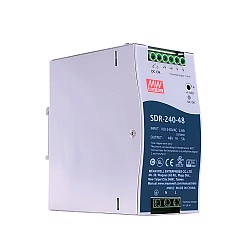 SDR-240-48 MEANWELL 240W 48VDC 5A 115/230VAC 단일 출력 산업용 DIN 레일(PFC 기능 포함)