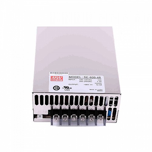 SE-600-48 MEANWELL 600W 12.5A 48V 단일 출력 전원 공급 장치 SE-600-48 MEANWELL 600W 12.5A 48V 단일 출력 전원 공급 장치
