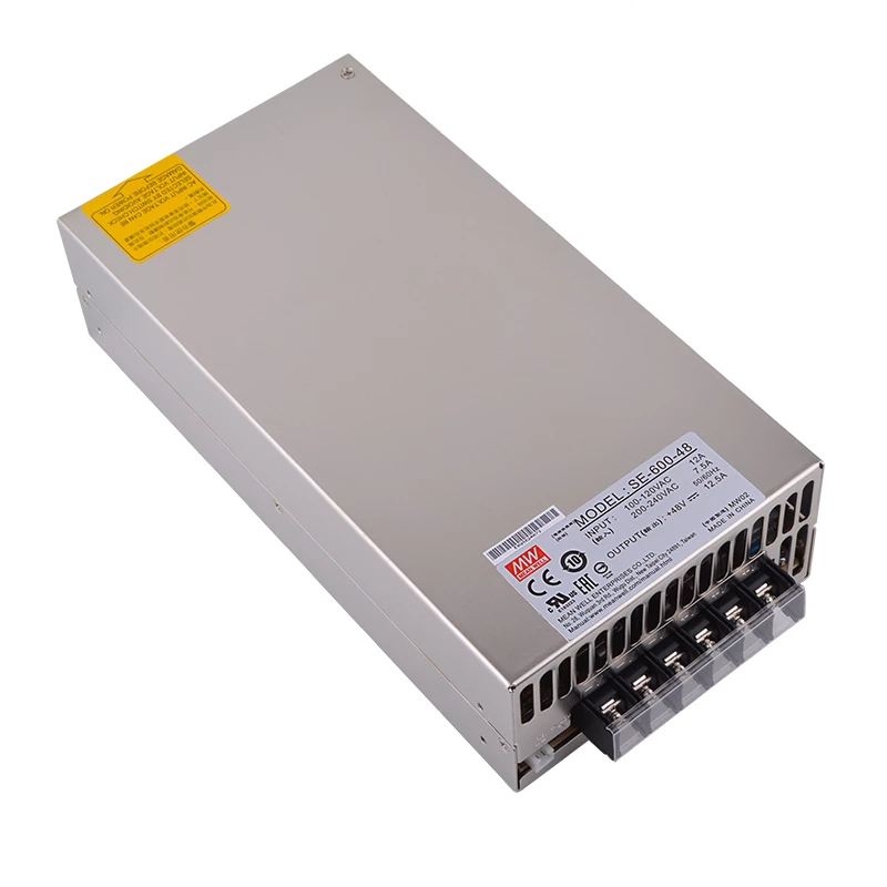 SE-600-48 MEANWELL 600W 12.5A 48V 단일 출력 전원 공급 장치