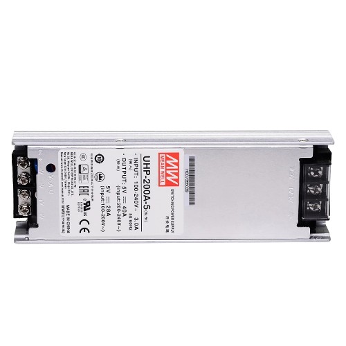 UHP-200A-5 MEANWELL 200W 5VDC 40A 115/230VAC 슬림형 PFC 스위칭 전원 공급 장치 포함