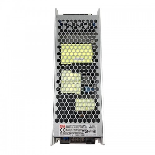 UHP-500R-24 MEANWELL 501.6W 20.9A 115/230VAC 슬림형 PFC 스위칭 전원 공급 장치 포함