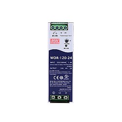 CN 세일중 - WDR-120-24 MEANWELL 120W 24VDC 5A 180~550VAC DIN 레일 전원 공급 장치