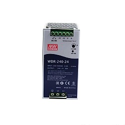 WDR-240-24 MEANWELL 240W 24VDC 10A 230/400VAC 울트라 와이드 입력 산업용 DIN 레일 전원 공급 장치