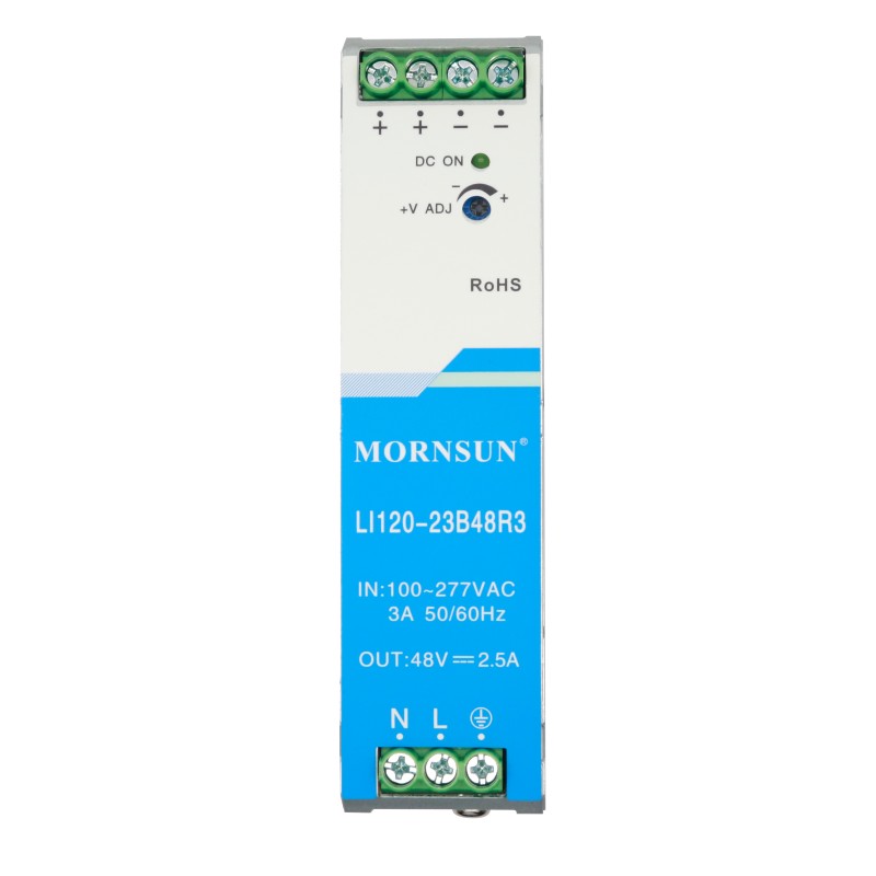 120W 48V 2.5A 85-305VAC/120-430VDC DIN 레일 스위칭 전원 공급 장치