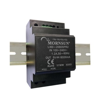 60W 12V 4.5A 85-264VAC/120-370VDC DIN 레일 스위칭 전원 공급 장치