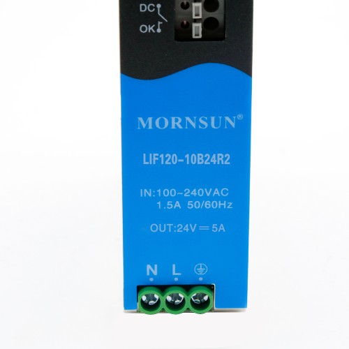 120W 55V 2.2A 85-264VAC/120-370VDC DIN 레일 PFC 기능을 갖춘 스위칭 전원 공급 장치