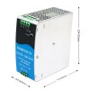 240W 24V 10.0A 85-264VAC/120-370VDC DIN 레일 PFC 기능을 갖춘 스위칭 전원 공급 장치