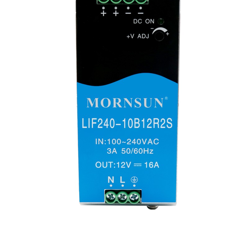 240W 24V 10.0A 85-264VAC/120-370VDC DIN 레일 PFC 기능을 갖춘 스위칭 전원 공급 장치