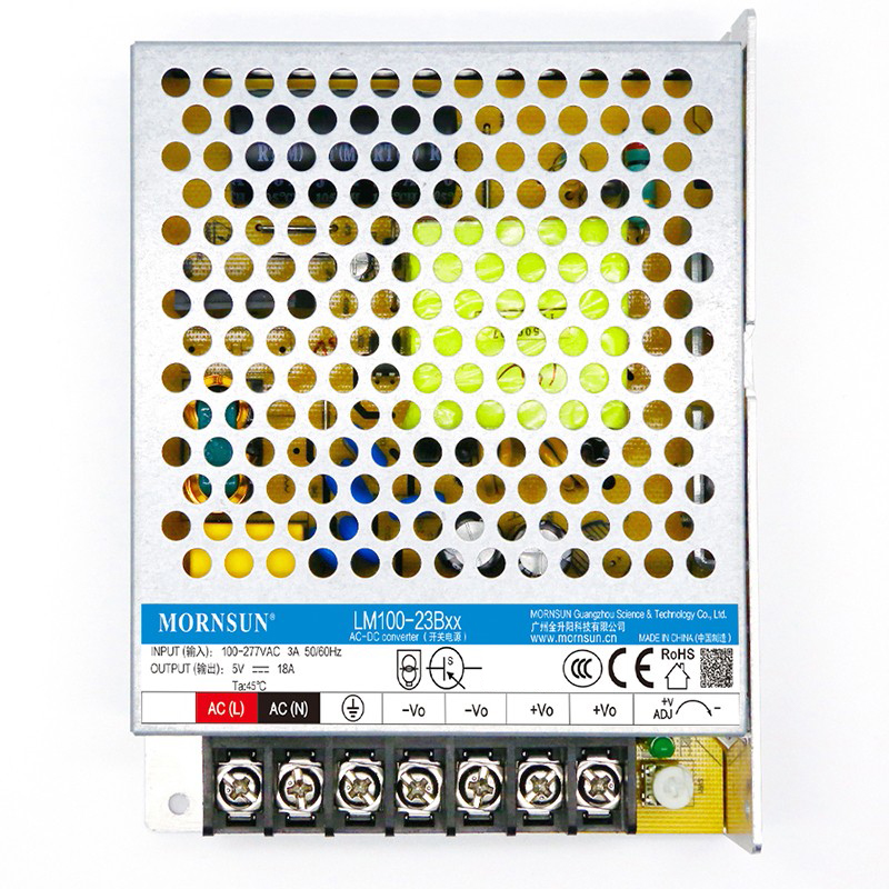100W 24V 4.5A 85-305VAC/120-430VDC 스위칭 전원 공급 장치