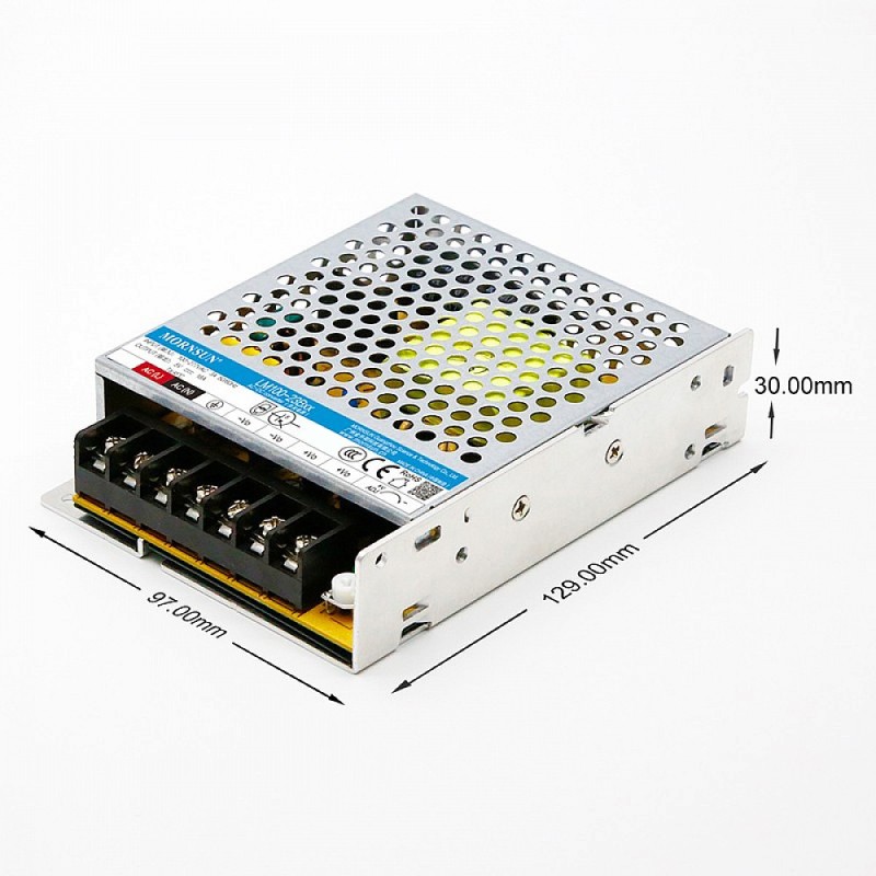 100W 24V 4.5A 85-305VAC/120-430VDC 스위칭 전원 공급 장치