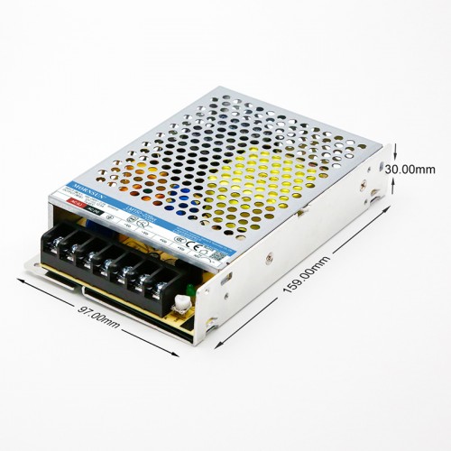 150W 24V 6.5A 165-264VAC/180-370VDC 스위칭 전원 공급 장치