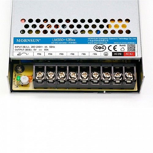 350W 24V 14.6A 176-264VAC/240-370VDC 스위칭 전원 공급 장치
