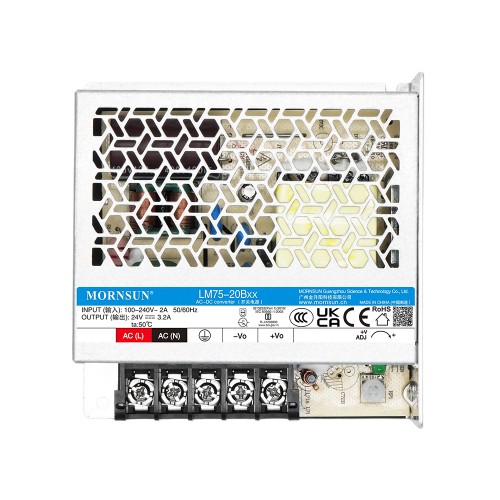 75W 15V 5.0A 85-264VAC/120-370VDC 스위칭 전원 공급 장치