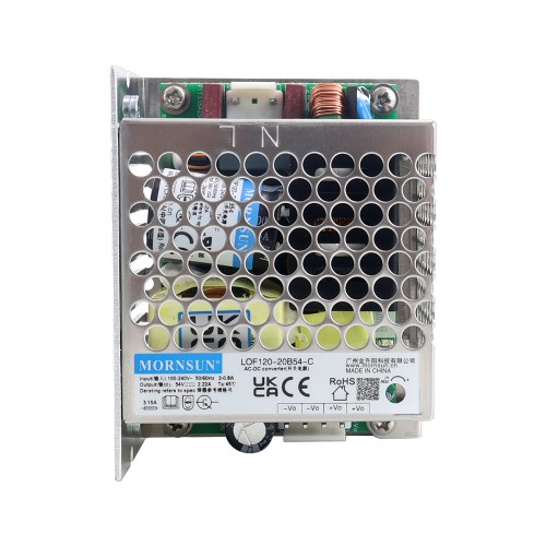 120W 54V 2.22A 85-264VAC/120-370VDC PFC 기능 및 자연 및 강제 냉각 기능을 갖춘 스위칭 전원 공급 장치